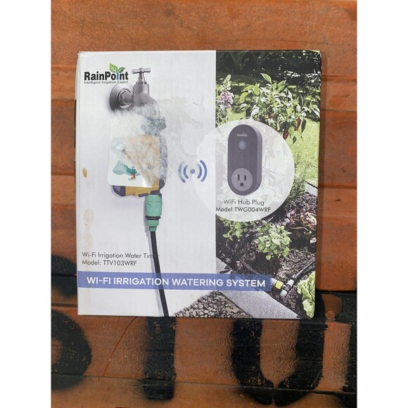 RainPoint Single 1-Zone WiFi 2.4GHz TTV103WRF Sprinkler Smart Water Timer - Picture 1 of 4